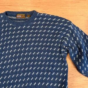 Authentic Issue Vintage Mens XL Cotton Knit Crew Neck Sweater USA